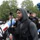 John Boyega speaks to the crowd during a Black Lives Matter protest on June 3, 2020, in London, United Kingdom.